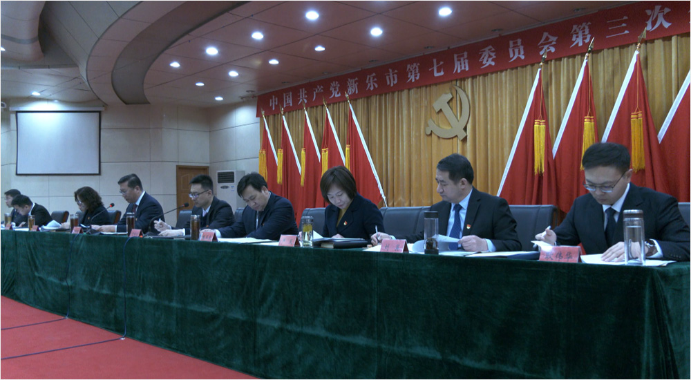中国共产党新乐市第七届委员会举行第三次全体会议|环球体育官网网站入口(图2)