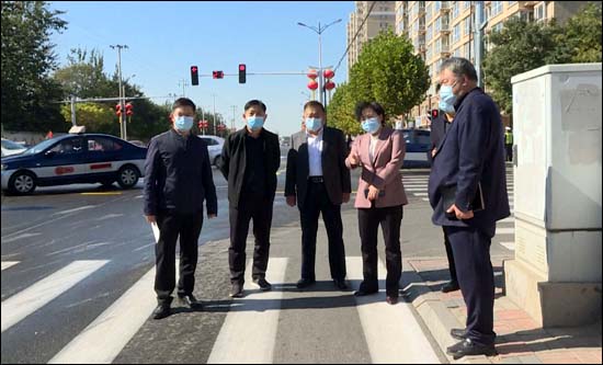 市委书记郭建亭督导创建文明城市工作-新乐市-石家庄市人民政府
