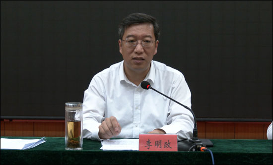 市委书记李明政主持召开常态化疫情防控指挥部会议-新乐市-石家庄市