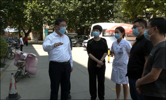 市委书记李明政督导常态化疫情防控工作-新乐市-石家庄市人民政府