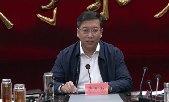 市委书记李明政调度重点项目建设工作-新乐市-石家庄